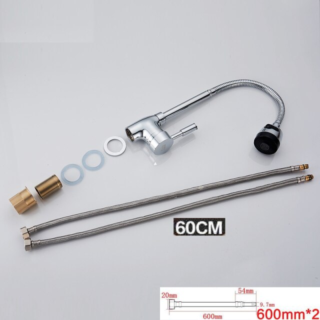 Faucet set with hose