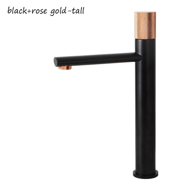 black-rose gold-T