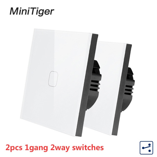 1 Gang 2 Way White