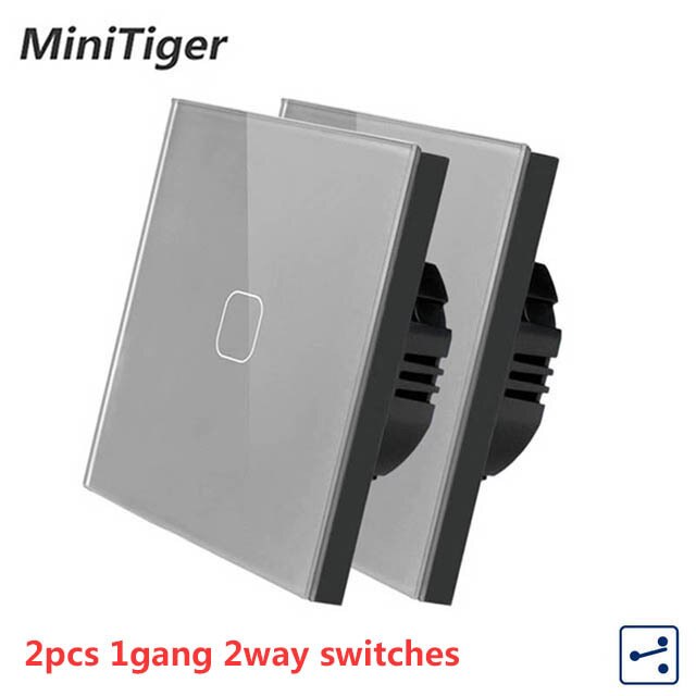 1 gang 2 way gray