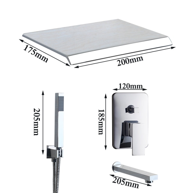 4 pcs Bathtub setA