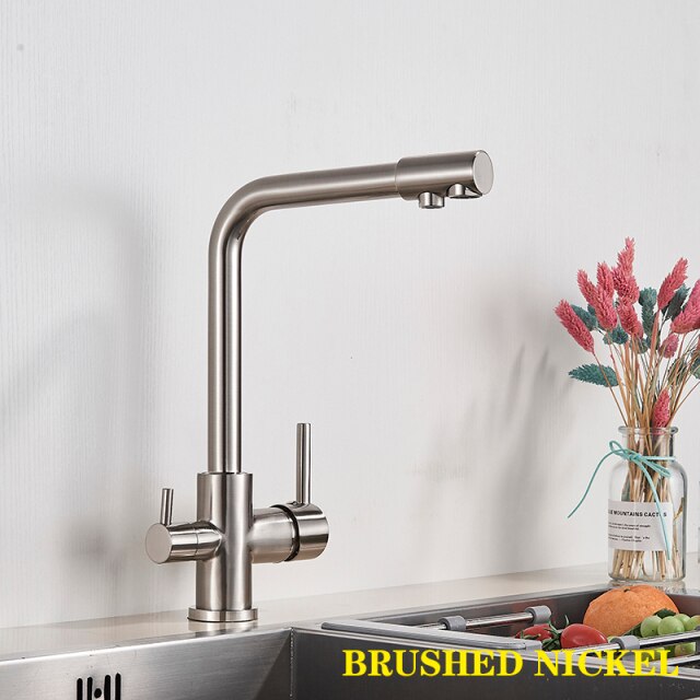 Brushed nickel
