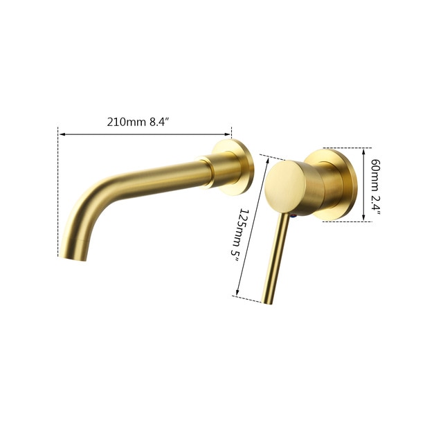 Brushed Golden B