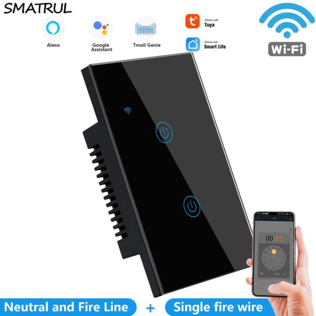 Black 2 gang WIFI