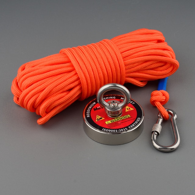 Magnet and rope