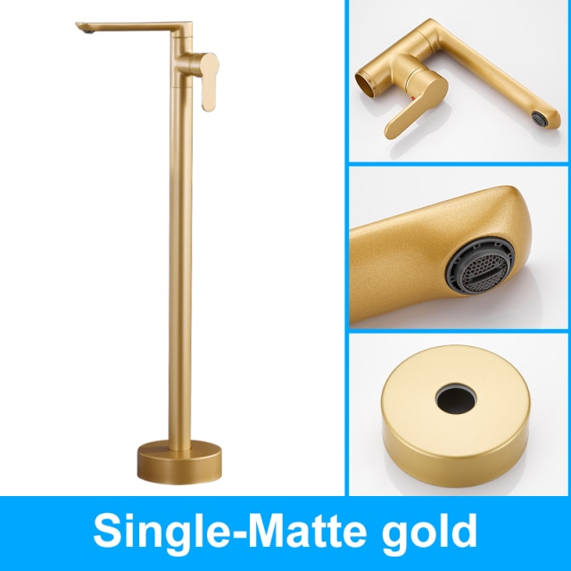 Single-Matte gold
