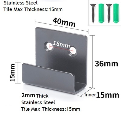 15mm SS Black