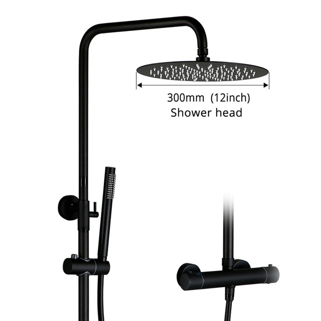 12inch-Matt Black
