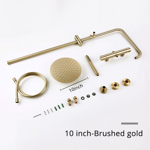 10inch-Brushed gold