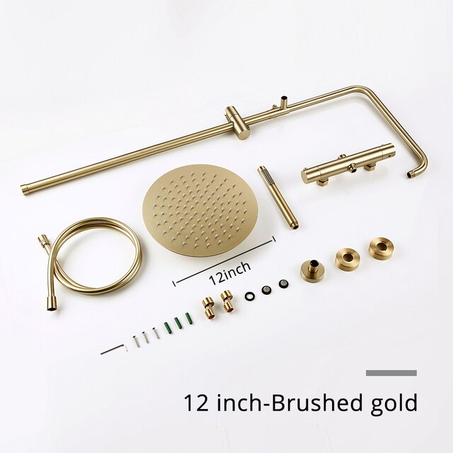 12inch-Brushed gold