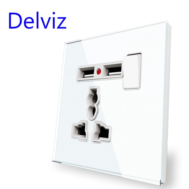 Universal USB socket