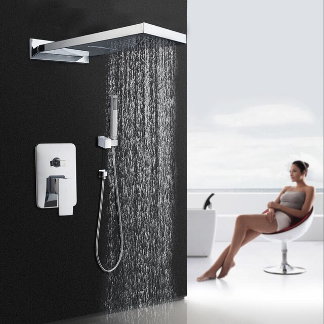 Chrome Shower Set