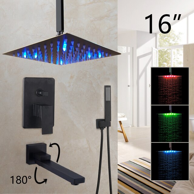 16 LED Shower set