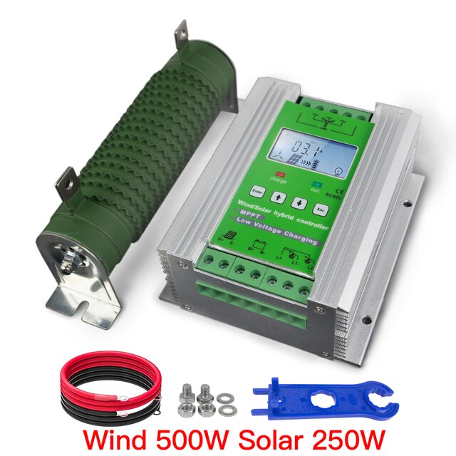 Wind 500W Solar 250W