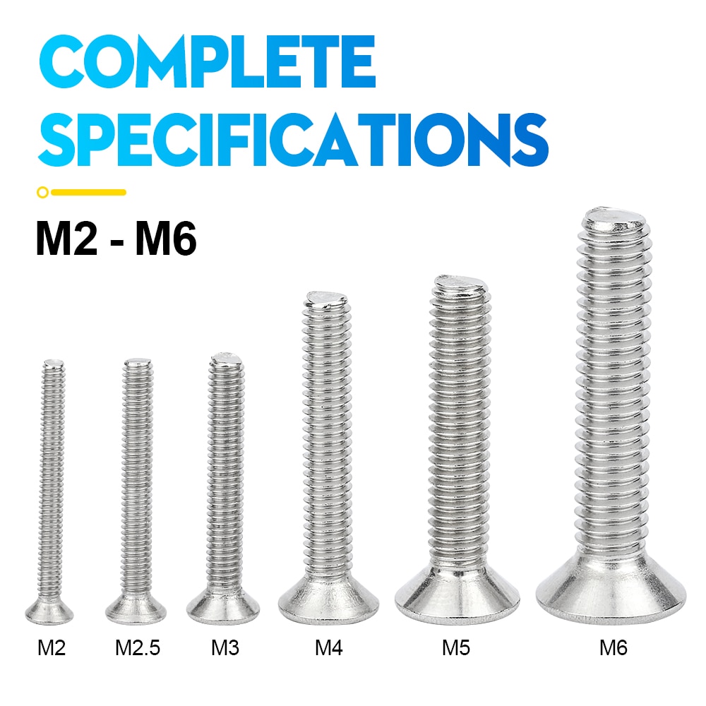 Nindejin Hex Hexagon Socket Countersunk Head Csavaros K Szlet M M M M M M Rozsdamentes