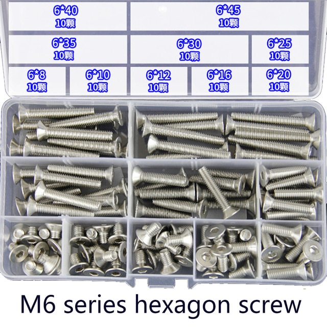 100pcs M6 set