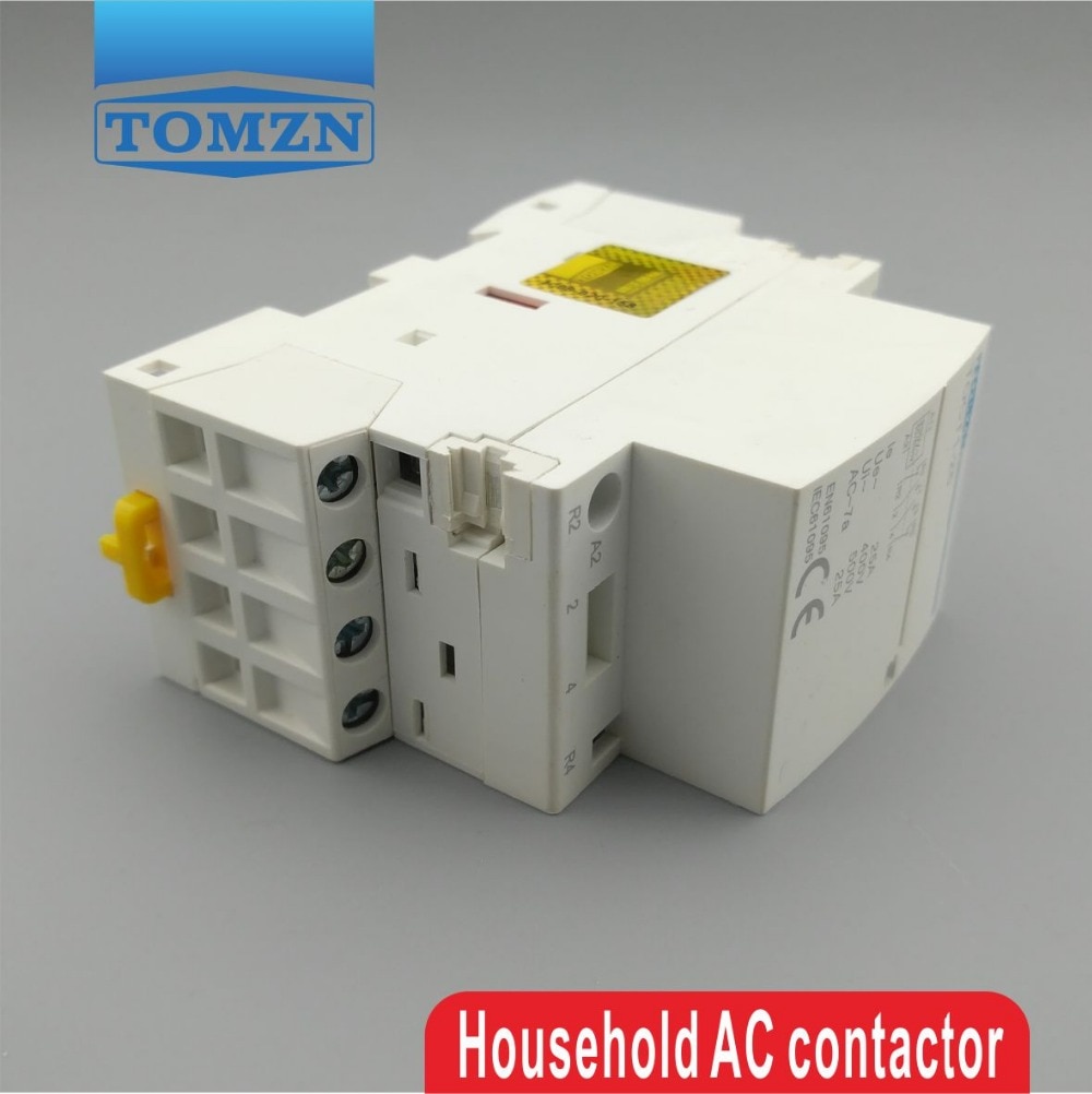 Toct1 4p 25a 2nc 2no 220v 230v 50 60hz Din Sail Hodec Hodec Ac