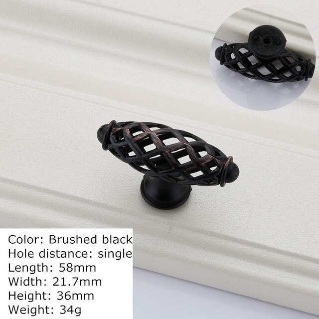 Brushed black-single