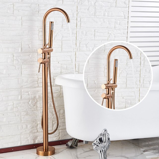 brush rose gold