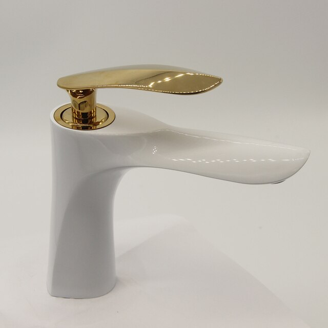 White with gold