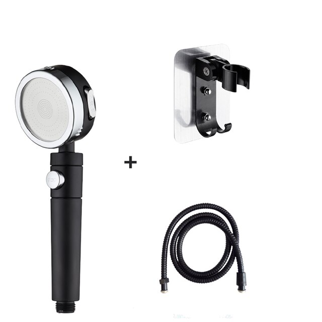 shower black set