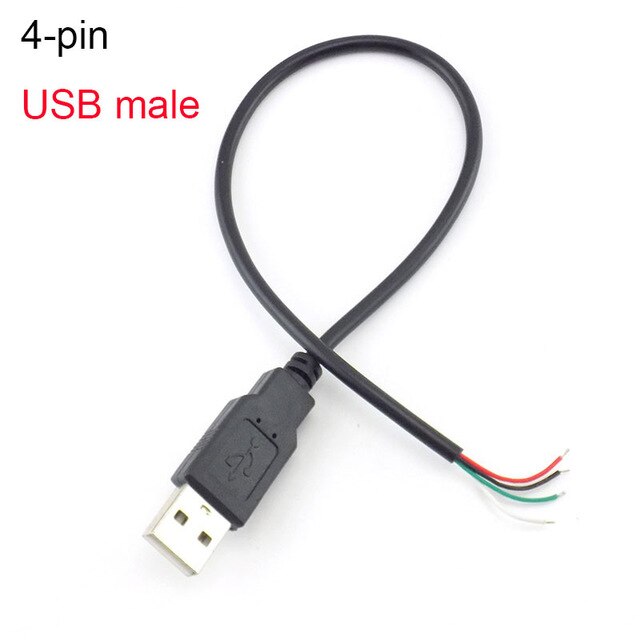 USB male 4pin