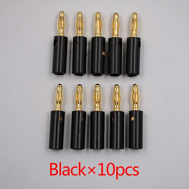 10pcs Black Golden