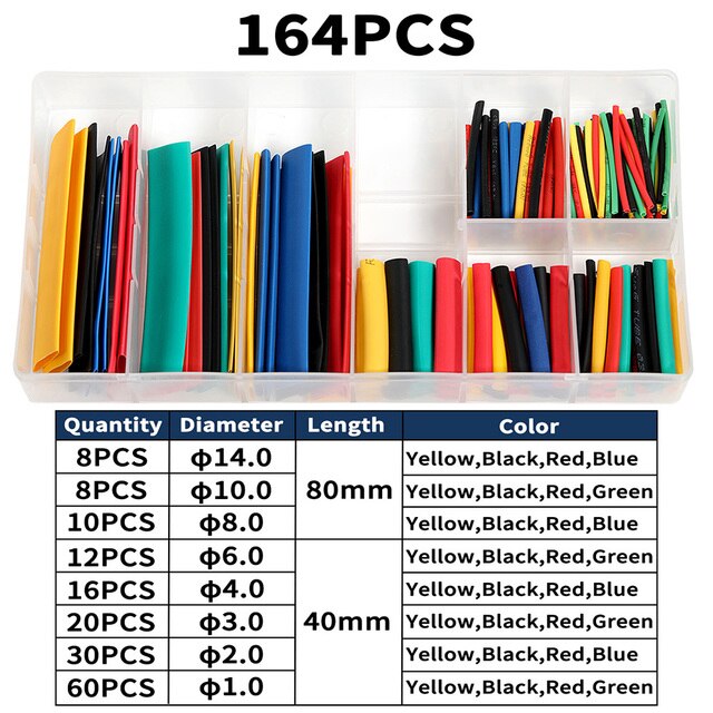 164PCS Box-Packed