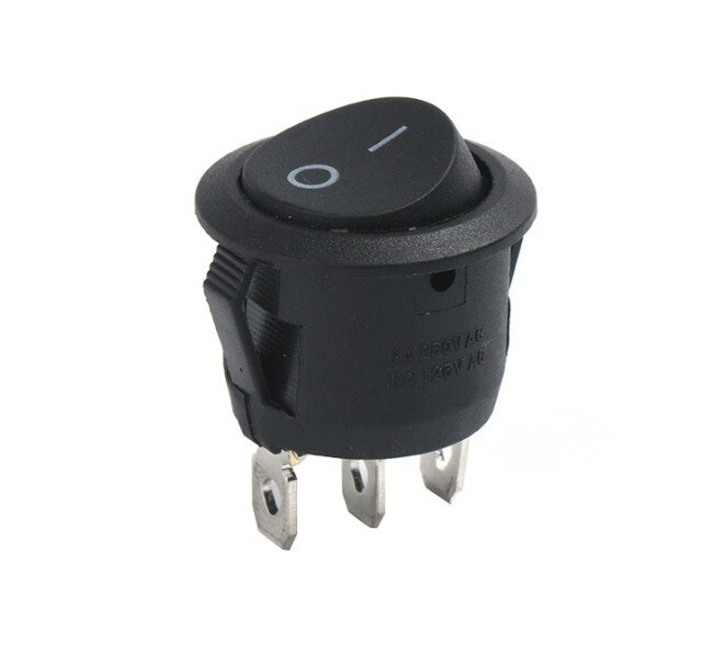 on-off 3pin black