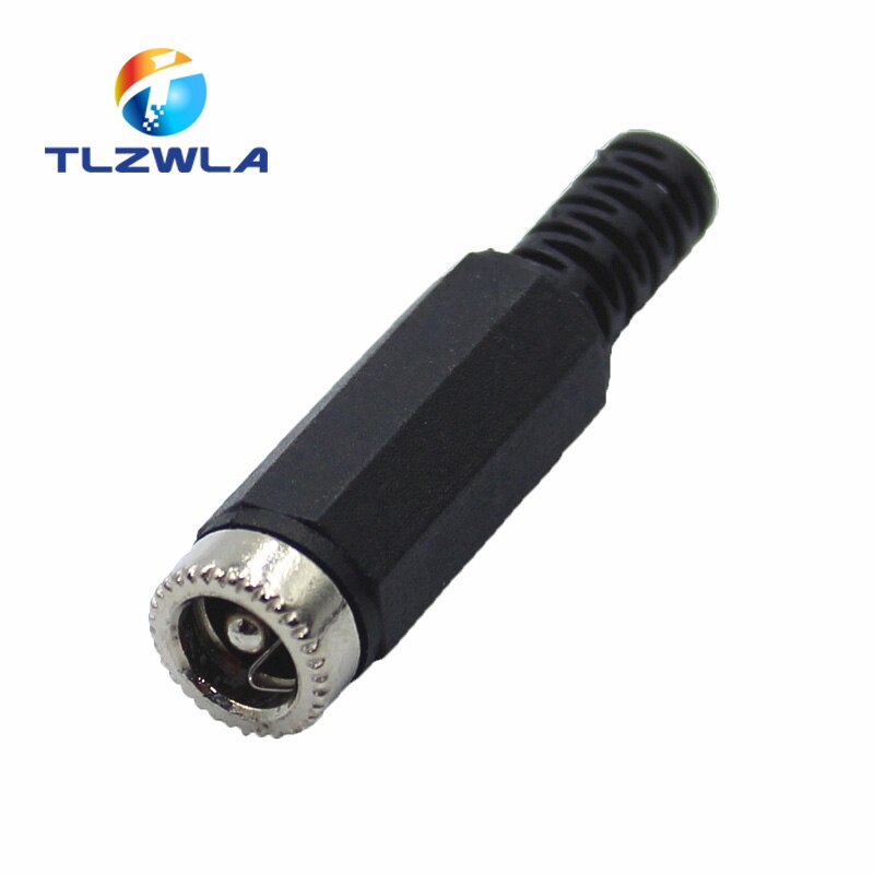 Jack Maschio Femmina Per Alimentazione Cavi Connettori DC Jack 2.1x5.5mm Maschio/femmina - Set Da 1/2/5 Coppie, Per Cavi Di Alimentazione, Prolunghe E Progetti Elettronici Connettore A Barilotto DC - Foto 2