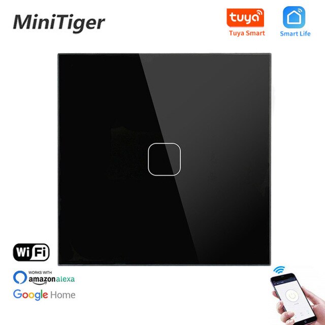WiFi Black 1gang