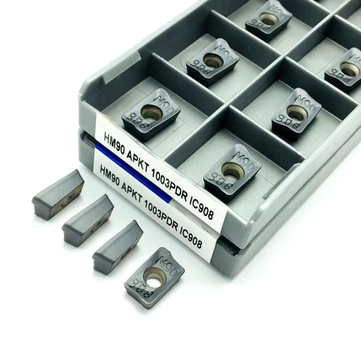30x HM90 APKT1003PDR IC908 Carbide Turning Inserts – Milling Blades, CNC Machining