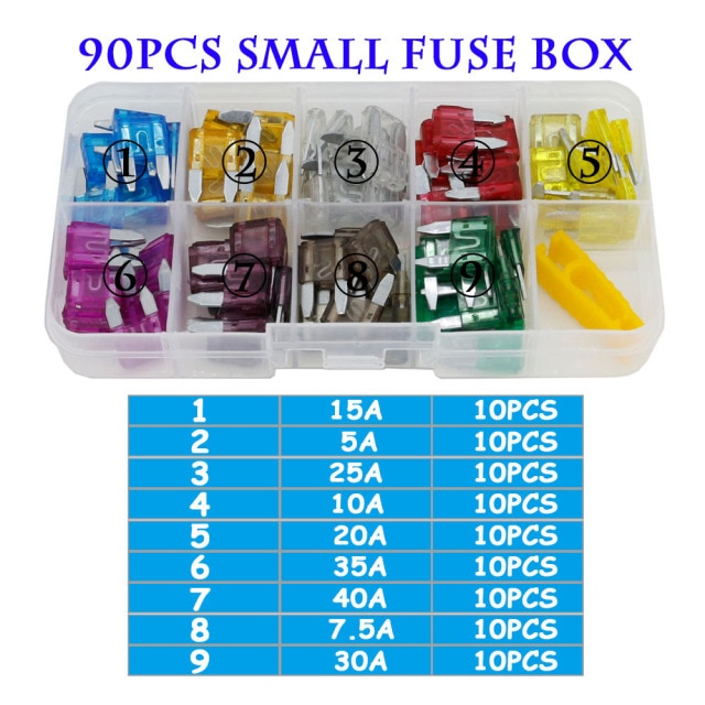 90PCS small fuse