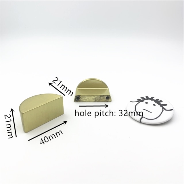 brushed gold small