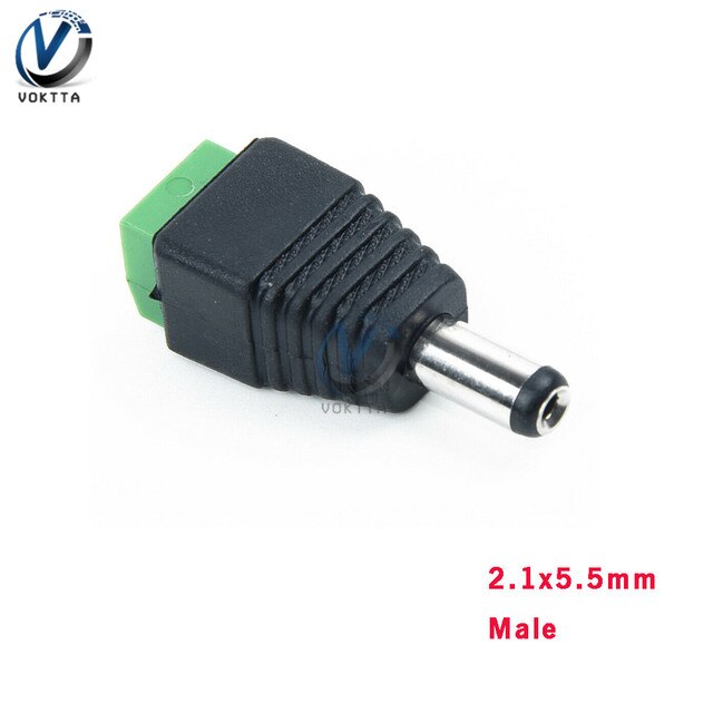 2.1x5.5mm male