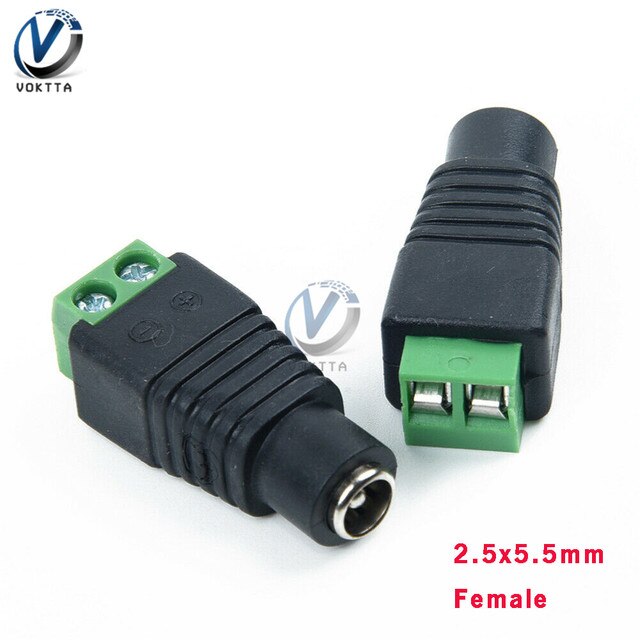 2.5x5.5mm female