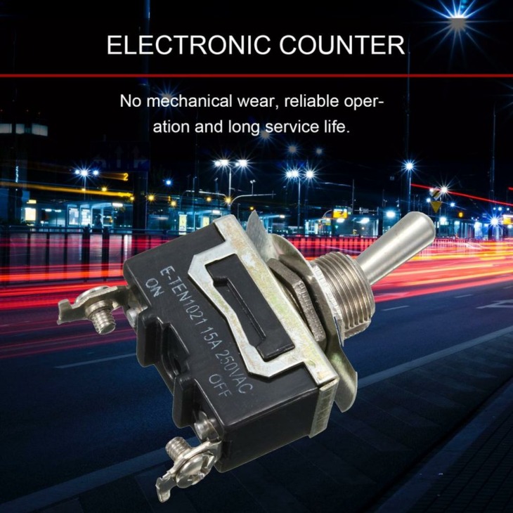 2 Position Toggle Switch Toggle Switch 12V, ON Off Switch 2 Pin DC ...