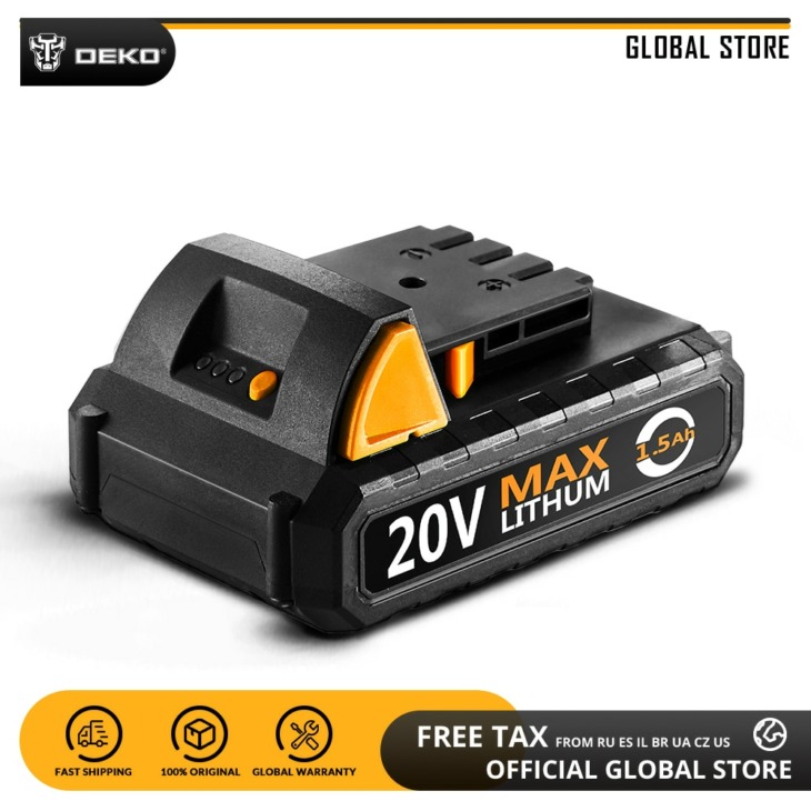 Deko Battery20V-Y 20V Max 1500Mah Lítium-Ion Akkumulátor A Gcd20Du2 ...
