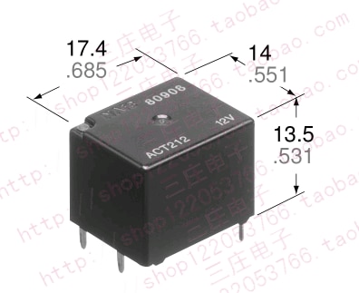 Реле act212 m27 12v