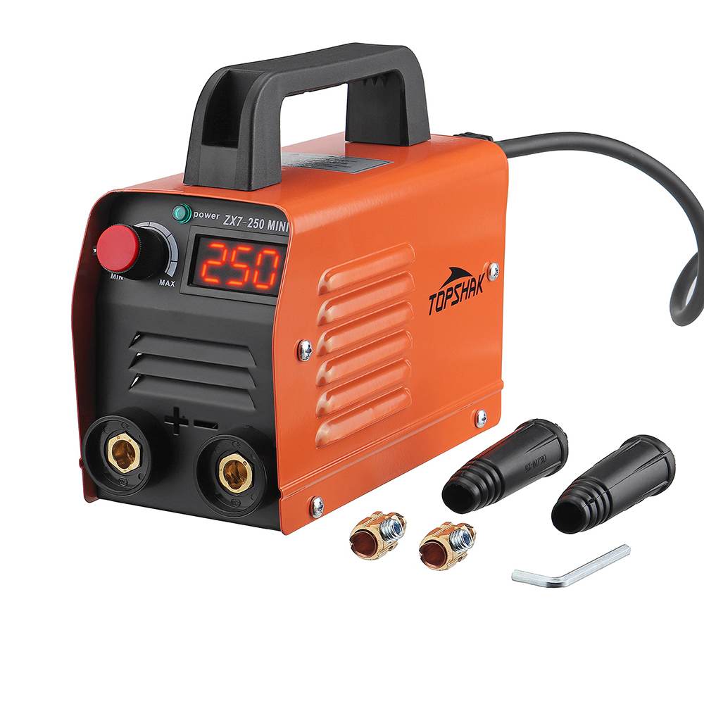 Zx7-250 Mini Electric Hegesztő 250A Hordozható Digitális Kijelző Mma Arc Dc Inverter Műanyag-Hegesztő Berendezések Weld