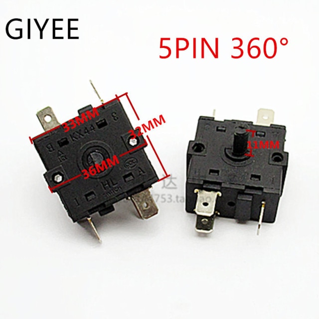 5 Pin 3Position