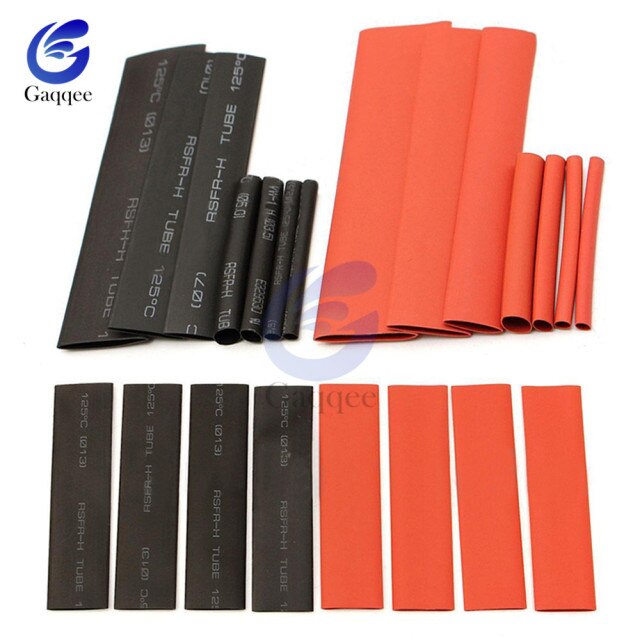 127PCS Black Red