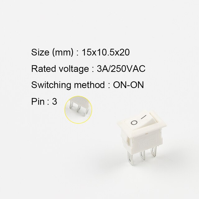 3Pin White White
