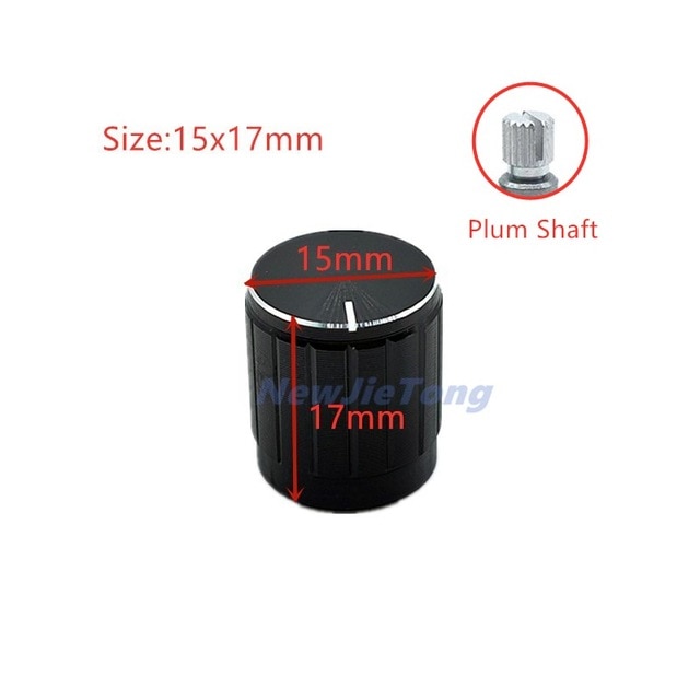15x17mm Plum Shaft