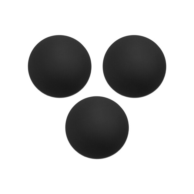 3PCS Black-Round