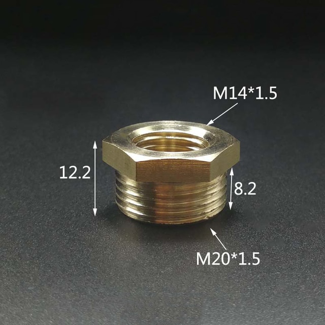 M14x1.5 to M20x1.5
