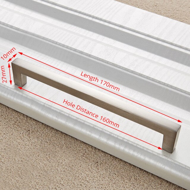 Brushed Silver 160mm