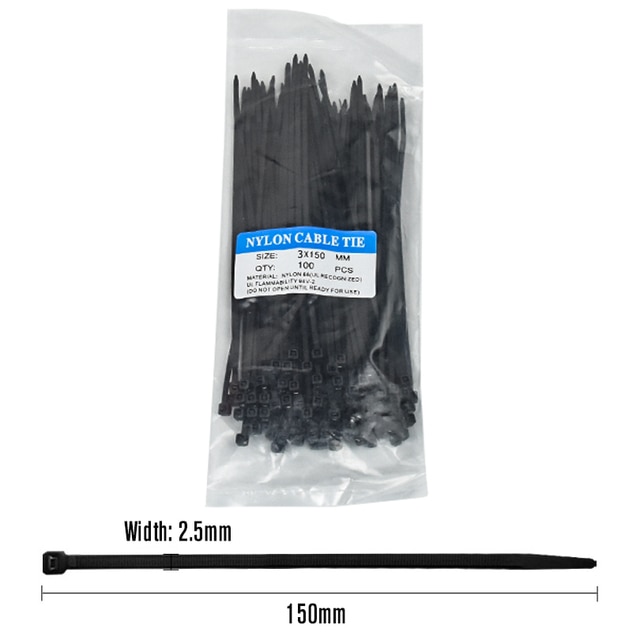 3x150 Black