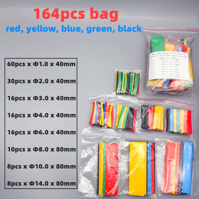 164pcs color