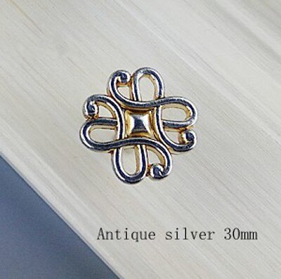 Antique silver 30mm